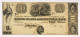 USA U.s.a. 10 Dollars $ Rhode-island Agricultural Bank LOTTO 597 - Confederate (1861-1864)