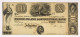 USA U.s.a. 10 Dollars $ Rhode-island Agricultural Bank LOTTO 597 - Confederate Currency (1861-1864)