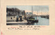 Tönning - Am Hafen Gel.1904 AKS Passepartoutkarte - Nordfriesland