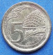 SINGAPORE - 5 Cents 2013 "Esplanade Theatre" KM# 345 Independent (1965) - Edelweiss Coins - Singapore