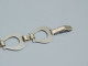 -ANCIEN BRACELET ARGENT 835e MAILLONS FERS A CHEVAUX FER A CHEVAL BIJOU ANCIEN  E - Pulseras