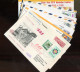 "WELTWEIT" Partie Mit 8 Erstflugbriefen (50087) - Lots & Kiloware (mixtures) - Max. 999 Stamps