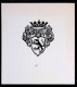 EX LIBRIS  ADOLF FRANZ Per ? STEMMA L27b-F01 - Exlibris