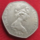 Isle Of Man 50 Pence 1983 TT Moto Racing - Eiland Man