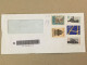 Italia Italy Used Letter Registered Barcode Label Printed Sticker 2023 Napoli Alitalia Firenze EU Tempietto San Pietro - 2021-...: Oblitérés