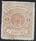 Luxembourg - Luxemburg - Timbres - Armoires   1866    1C.*    Réparé    Michel 12 - 1859-1880 Stemmi