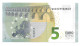 (Billets). 5 Euros 2013 Serie WA, W002E1 Signature 3 Mario Draghi N° WA 4622566843 UNC - 5 Euro