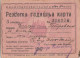 Transportation Ticket - Season Ticket - Yugoslav Railways 1948/1949/1950 - Europa