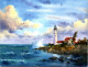 17-2-2024 (4 X 26) Russia Maxicard Posted To Australia (via France) - Lighthouse / Phare - Lighthouses