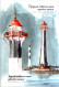 17-2-2024 (4 X 26) Russia Maxicard Posted To Australia (via France) - Lighthouse / Phare - Lighthouses