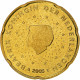 Pays-Bas, Beatrix, 20 Euro Cent, 2005, Utrecht, BU, FDC, Or Nordique, KM:238 - Niederlande