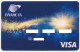 RUSSIA - RUSSIE - RUSSLAND GOLD CROWN SPACE VISA BANK CARD EXPIRED - Credit Cards (Exp. Date Min. 10 Years)