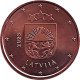 Latvia , Lettland, Lettonia  2023 5 Euro Cent Coin  UNC From Roll - Lettland