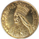 Éthiopie-Hailé Sélassé Ier Médaille Dor Pour Son Couronnement 1930 - Ethiopia