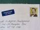 Luxembourg 2001 Cover To England - Writer - Philately Slogan - Storia Postale