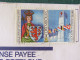 Luxembourg 1998 Cover To England - King Henri VII And Arms - Lettres & Documents