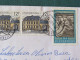 Luxembourg 1992 Registered Cover To France - Gargoyles - Mersch Health Center - Covers & Documents