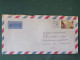 Luxembourg 1991 Cover To England - Painting - UIT Slogan - Lettres & Documents