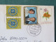 Luxembourg 1988 Registered Cover To England - Grand Duke NATO OTAN Flowers - Storia Postale