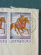 Luxembourg 1985 Cover Luxembourg - Communication Year Horse Postcode - Music Slogan - Cartas & Documentos