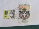 Slovakia 2000 Registered Cover Local - Church - Arms Malta - Cartas & Documentos
