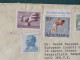 Yugoslavia 1984 Cover To England - Olympic Games Running - Post Office - Monument - Cartas & Documentos