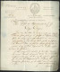 L. Datée De GAND An 10 Du Préfet Faipoult Avec Cursive "Préfet/dépt De L'escaut" Pour Bruges. - 1794-1814 (French Period)