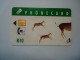 SOUTH AFRICA  USED  CARDS ANIMALS  CAVE PAINTINGS  2 SCAN - South Africa