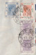 HongKong Lettre Pour France Série George VI YT 145 151 154 Obl 1951 Kowloon - Briefe U. Dokumente