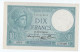 BILLETS FRANCE 10 FRANCS MINERVE Z77209 QA 10 10 1940 SUPERBE MAIS TROUS D AGRAFES F#07/16 P#84 - 10 F 1916-1942 ''Minerve''