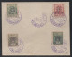 POLOGNE - POLSKA / 1919 WYSTAWA MAREK TIMBRES SURCHARGES SUR ENVELOPPE (ref 4878) - Brieven En Documenten