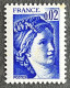 FRA1963MNH - Type Sabine - 2c MNH Stamp W/ Shiny Gum 1977-78 - France YT 1963 - 1977-1981 Sabina Di Gandon