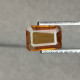 Grenat Hessonite Naturel Du Sri Lanka - Octogone 0.90 Carat - 6.8 X 4.9 X 2.4 Mm - Sonstige & Ohne Zuordnung