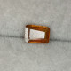 Delcampe - Grenat Hessonite Naturel Du Sri Lanka - Octogone 0.90 Carat - 6.8 X 4.9 X 2.4 Mm - Andere & Zonder Classificatie