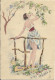 Illustrateur  Barre Dayez  1255 C Les Cerises E.Naudy  Femme Nue Erotique - Barday