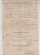 Bulletin Inspection Vasserot Abriès 1909 - Diplome Und Schulzeugnisse