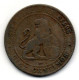 SPAIN, 10 Centimos, Copper, Year 1870, KM # 663 - Otros & Sin Clasificación