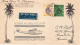 China Hong Kong To Guam 1937 Cacheted, Clipper F.A.M.14  FFC / Erstflugbrief III - Lettres & Documents