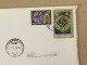 Romania Used Letter Stamp Cover 2016 Flowers Mantel Clock 135 Years Masonic Grand Lodge Jubilee Freemasonry - Other & Unclassified