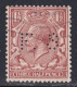 Grande Bretagne - 1911 - 1935 -  George  V  -  Y&T N °  141  Perforé  F . S - Perforés