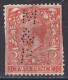 Grande Bretagne - 1911 - 1935 -  George  V  -  Y&T N °  142  Perforé  M & P - Gezähnt (perforiert)