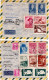 Brasilien 1957/59, 3 Luftpost Einschreiben Briefe  N. Deutschland - Storia Postale