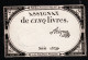 05989 / Etat SPL Assignat Signé ARIQUEY 5 CINQ LIVRES  Créé Le 10 Brumaire AN 2 Série 15739 - Assignats & Mandats Territoriaux