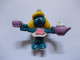 Figurine Schtroumpf / Smurf Smurfin Met Teepot En Tas - Schtroumpfs (Los Pitufos)