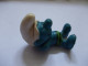 Figurine Schtroumpf / Smurf Liggend Met Groene Broek - Schtroumpfs