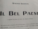 LIBRO ANTONIO STOPPANI IL BEL PAESE VALLARDI 1908 PRIMA EDIZIONE - Maatschappij, Politiek, Economie