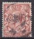 Grande Bretagne - 1911 - 1935 -  George  V  -  Y&T N °  141  Perforé  G W R - Gezähnt (perforiert)