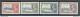 1935 ASCENSION, Stanley Gibbons N. 31-34, Silver Jubilee, 4 Valori, MH* - Other & Unclassified