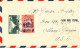 Lebanon Air Mail Cover Sent To USA Beyrouth 15-11-1949 Also A Stamp On The Backside Of The Cover - Liban