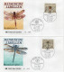 Germany Deutschland 1991 FDC Set X4 Libellen Libelle Dragonflies Dragon-fly, Insect Insects, Berlin - 1991-2000